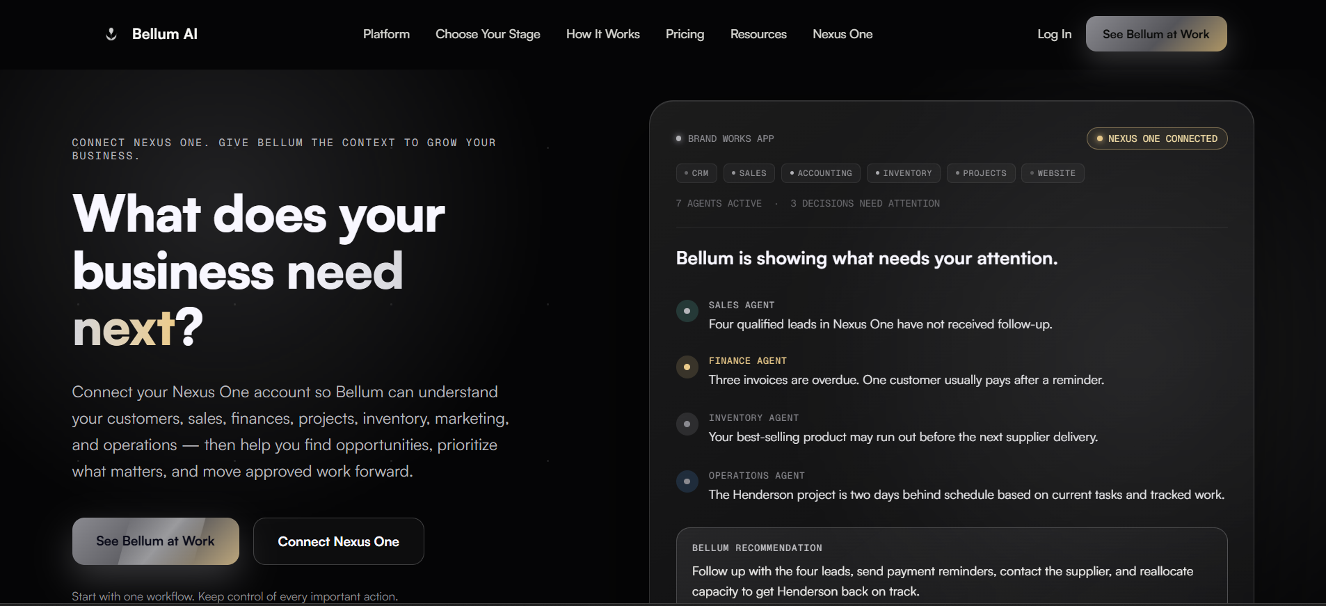 Bellum AI platform